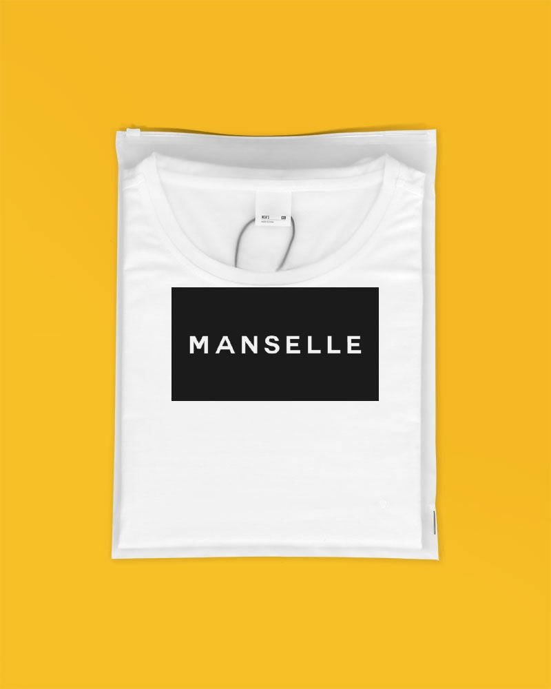 manselle-black Bulk Custom Poly Bags