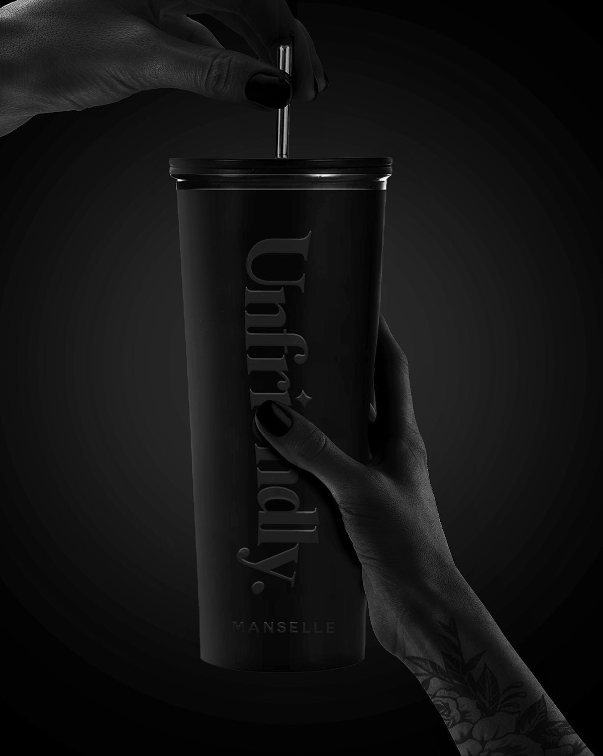 Black Stainless Steel Unfriendly™ Tumbler