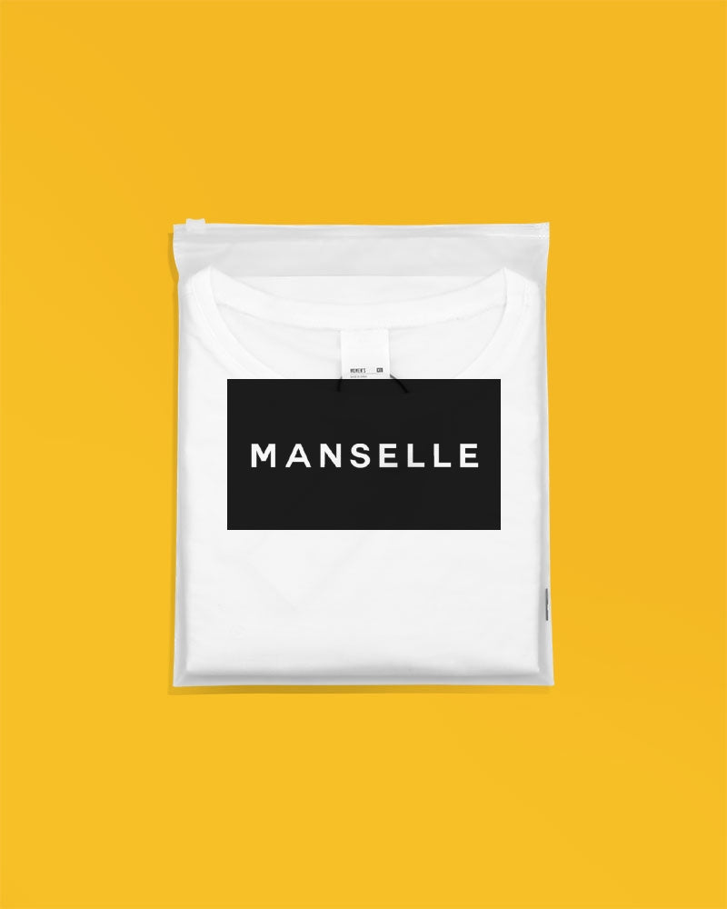 manselle-black Bulk Custom Poly Bags