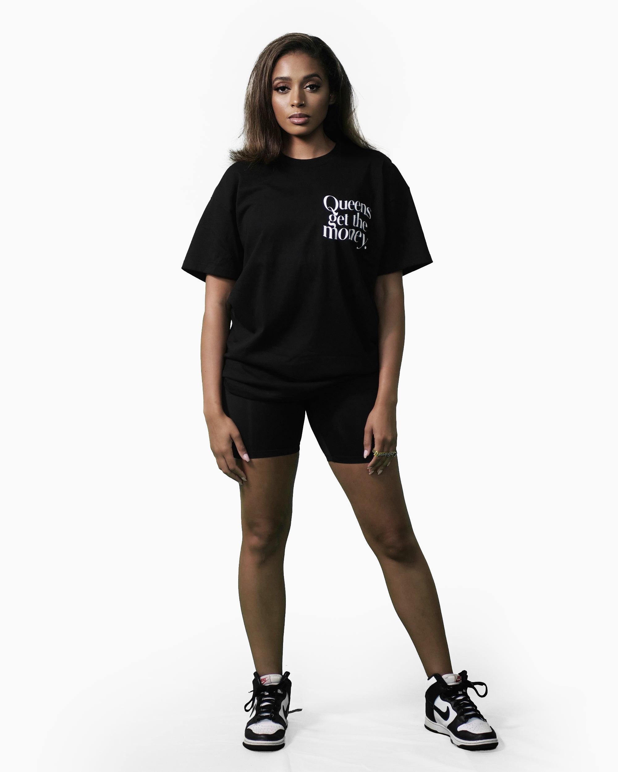 'QUEENS GET THE MONEY' Oversized Tee